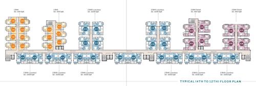  the-amelias- The Amelias Cluster Plan from 4th to 12th Floor