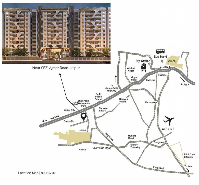  the amelias  Location Plan