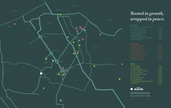  skywalk Location Plan