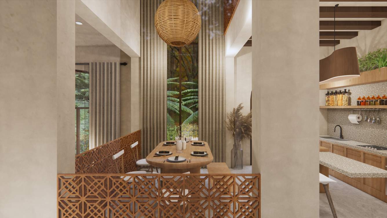  serenica villa Dining Area