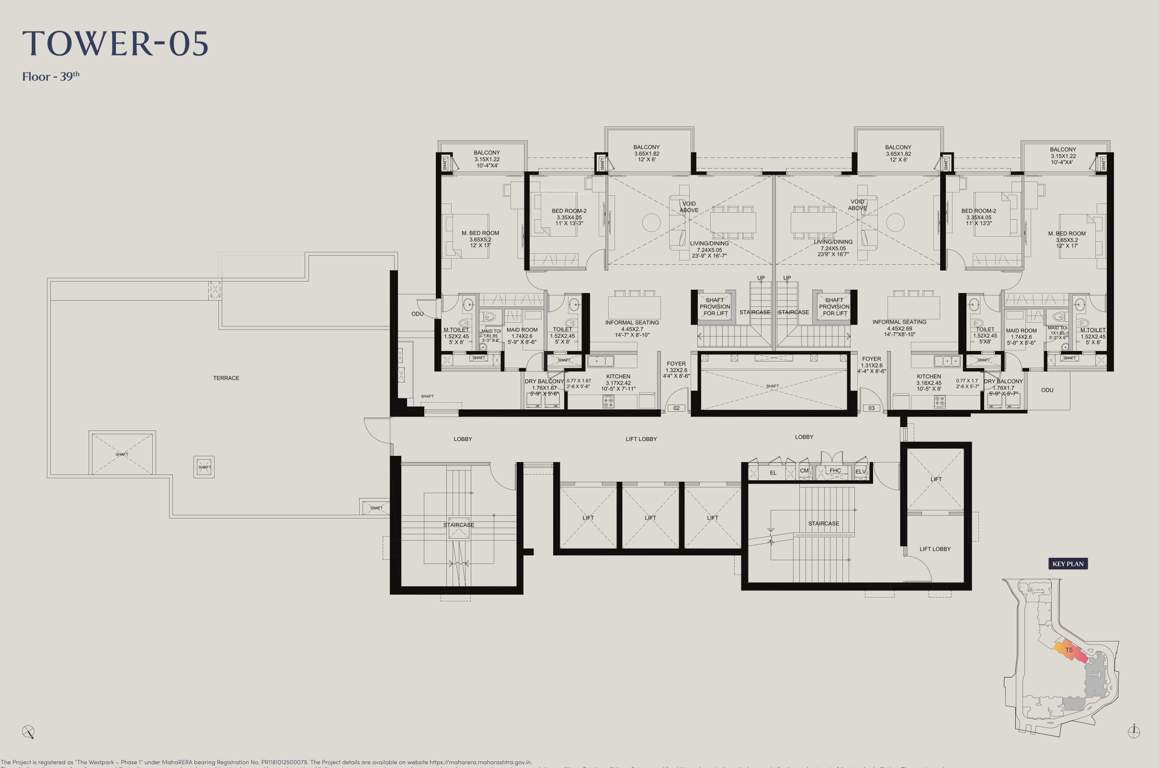  the westpark phase 1 The Westpark Phase 1 Tower 5 Cluster Plan for 39th Floor