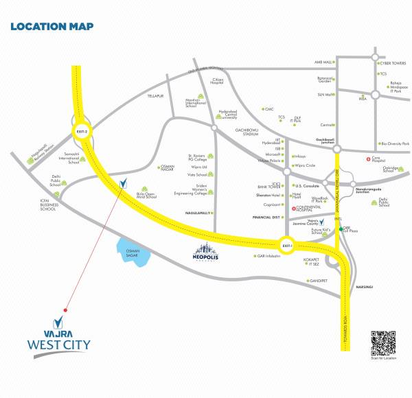  west-city-phase-i Location Plan