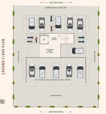  akshardham Akshardham Cluster Plan for ground Floor