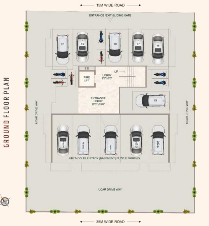  akshardham Akshardham Cluster Plan for ground Floor