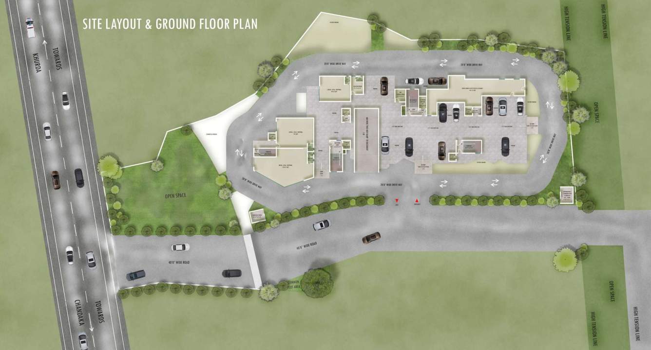 costa furtune crestview Costa Furtune Crestview Cluster Plan for ground Floor