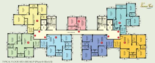  sonar-tori-phase-ii Sonar Tori Phase II Cluster Plan from 1st to 4th Floor