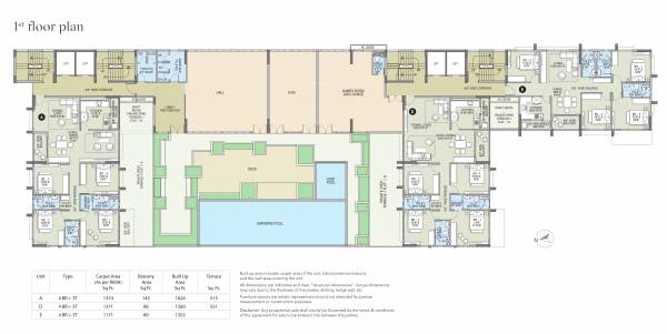  the-quartet The Quartet Cluster Plan for 1st Floor