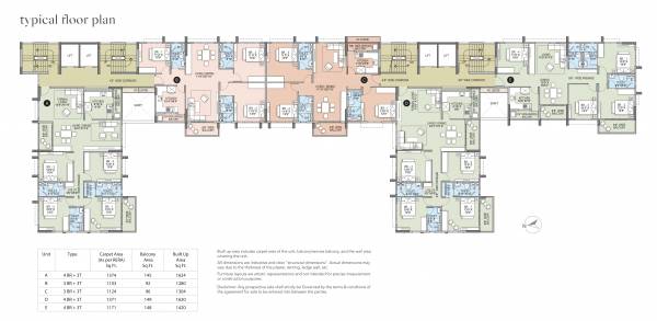  the-quartet The Quartet Cluster Plan from 2nd to 7th Floor