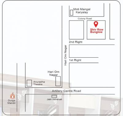  shiv-row-bunglow Location Plan