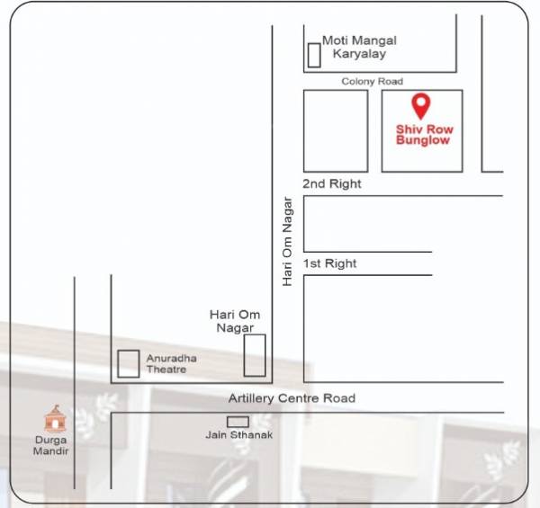  shiv-row-bunglow Location Plan