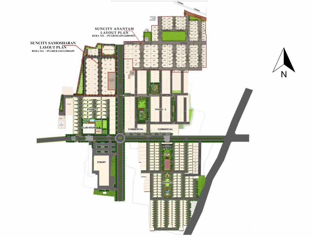  suncity Layout Plan