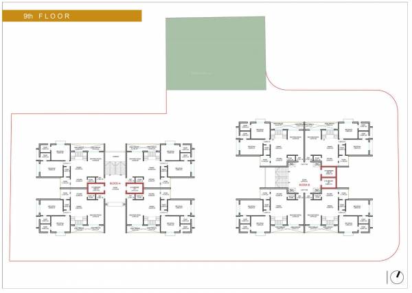  ananta-heights Block A & B Cluster Plan for 9th Floor