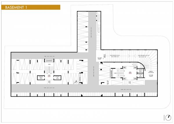  ananta-heights Block A & B Cluster Plan for Basement 1 Floor