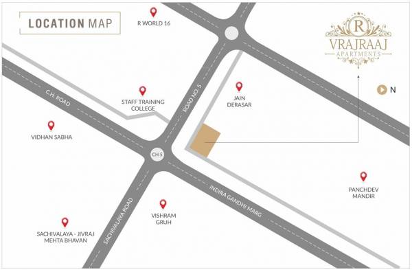  vrajraaj-apartments Location Plan