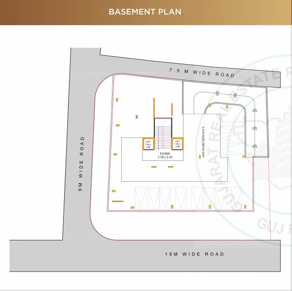  ananta Ananta Cluster basement floor  Plan