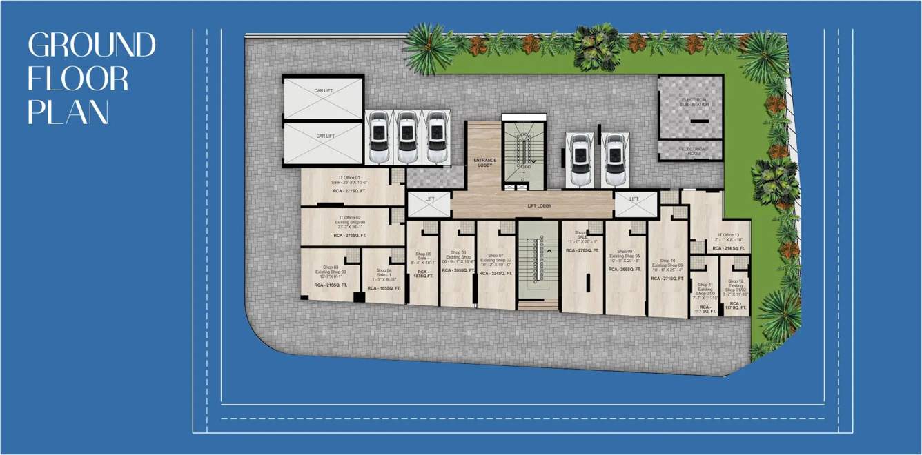  megh mahal chsl Megh Mahal CHSL Cluster Plan for ground Floor