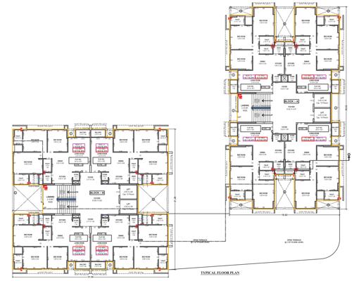  symphony A Cluster Plan from 1st to 13th Floor