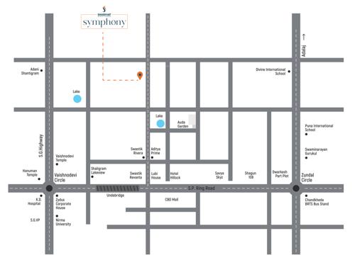  symphony Location Plan