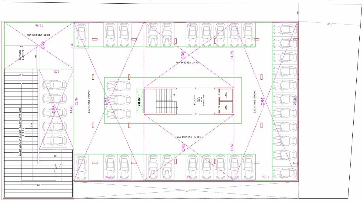  suryanandan Keshavam Suryanandan Cluster Plan Basement 2