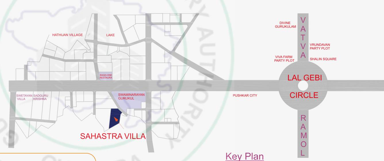  sahastra villa Location Plan