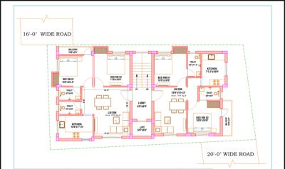  gayathri Gayathri Cluster Plan from 1st to 3rd Floor