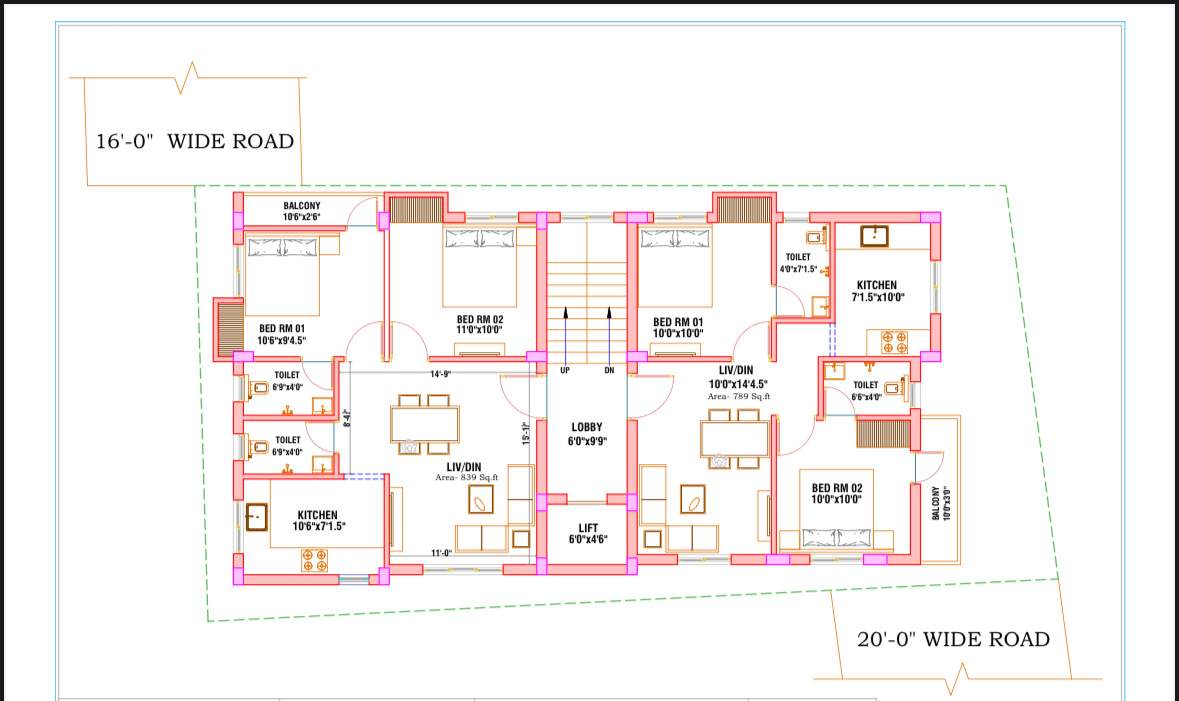  gayathri Gayathri Cluster Plan from 1st to 3rd Floor