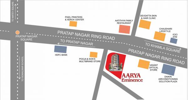 aarya-eminance Location Plan