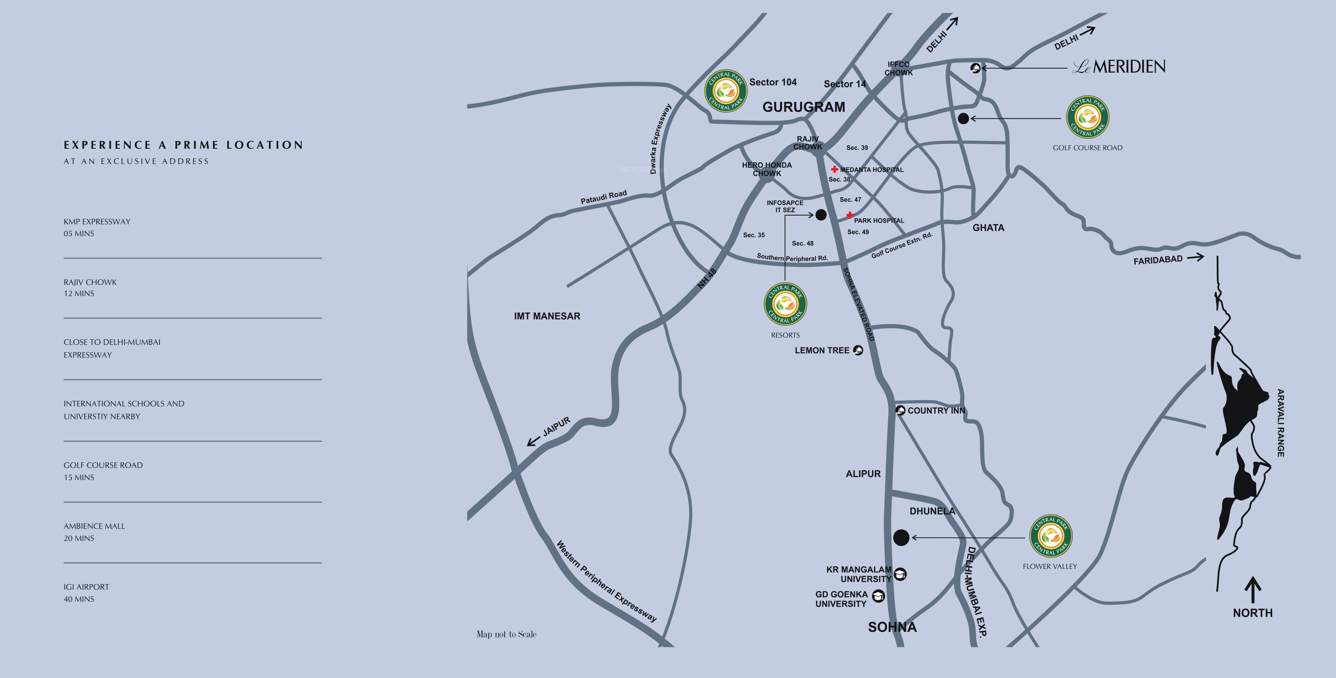 the selene tower Location Plan