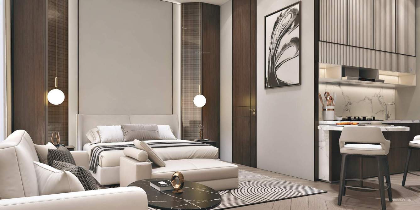  the selene tower Living Area
