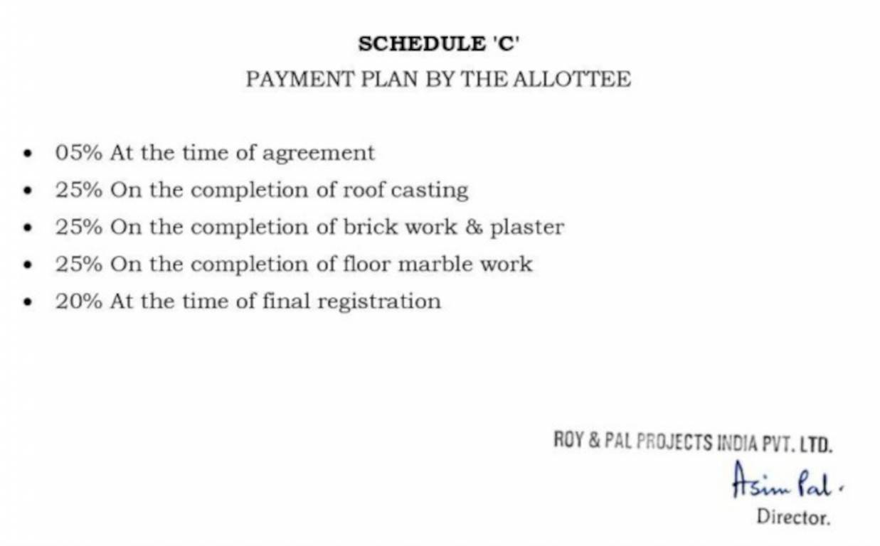 441-modern-park Construction Linked Payment (CLP) Payment Plan