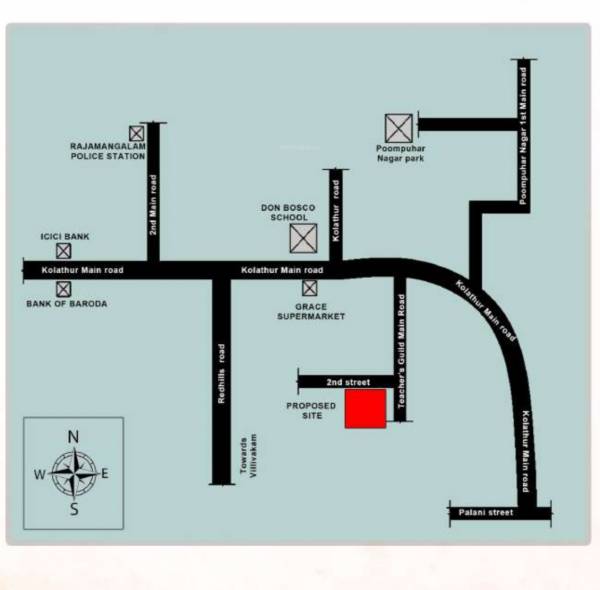  gurudhaya-flats Location Plan