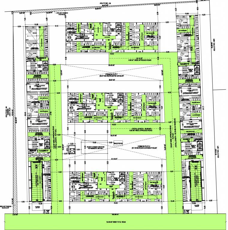  aarambh greens Block A,B,C,D,E,F,G Parking  Cluster Plan