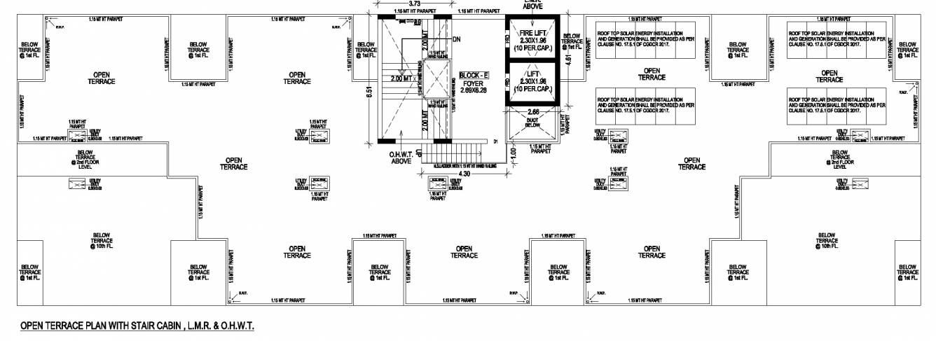  aarambh greens Block E Terrace Cluster Plan