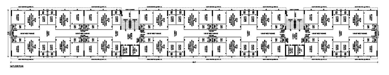  aarambh greens Block F, G Cluster Plan for 1st Floor