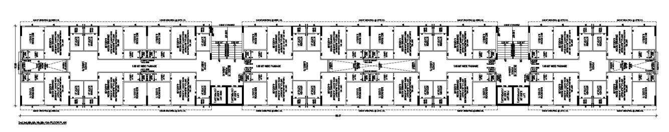  aarambh greens Block F ,G Cluster Plan for 2,3,4,5,7,9,10, Floor