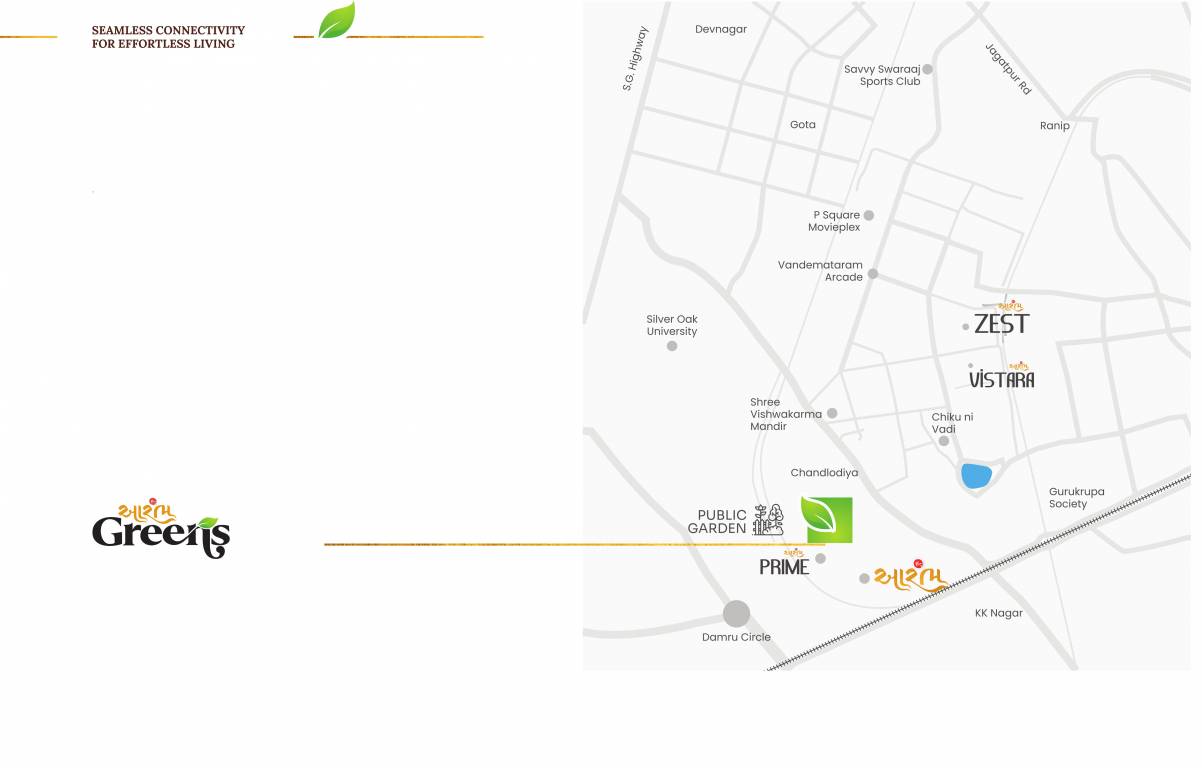  aarambh greens Location Plan