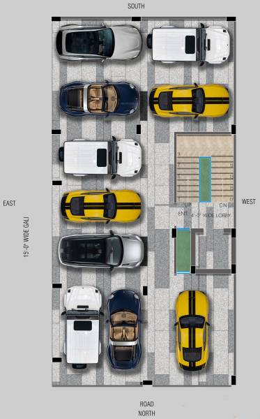  homes AKMS Homes Cluster Plan for ground Floor