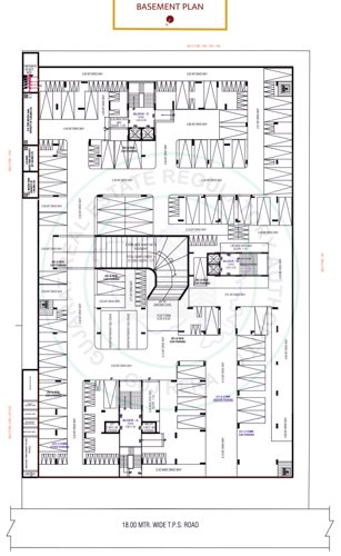  aarav-elenza-infinium Block A Cluster Plan for Basement Floor