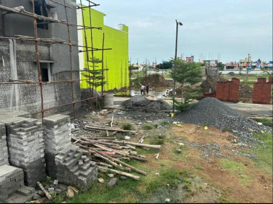  pothigai villa Construction Status July 25