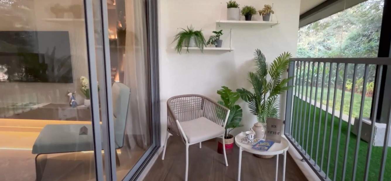  tower 5 green terraces godrej city Balcony