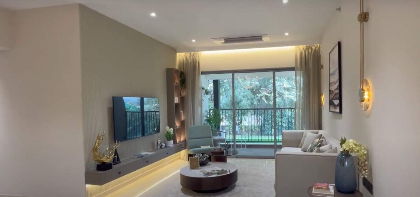  tower 5 green terraces godrej city Living Area