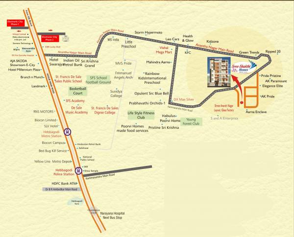  shakti-homes Location Plan