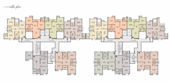  good-earth-phase-1 Block 1 2 3  Cluster Plan for typical Floor
