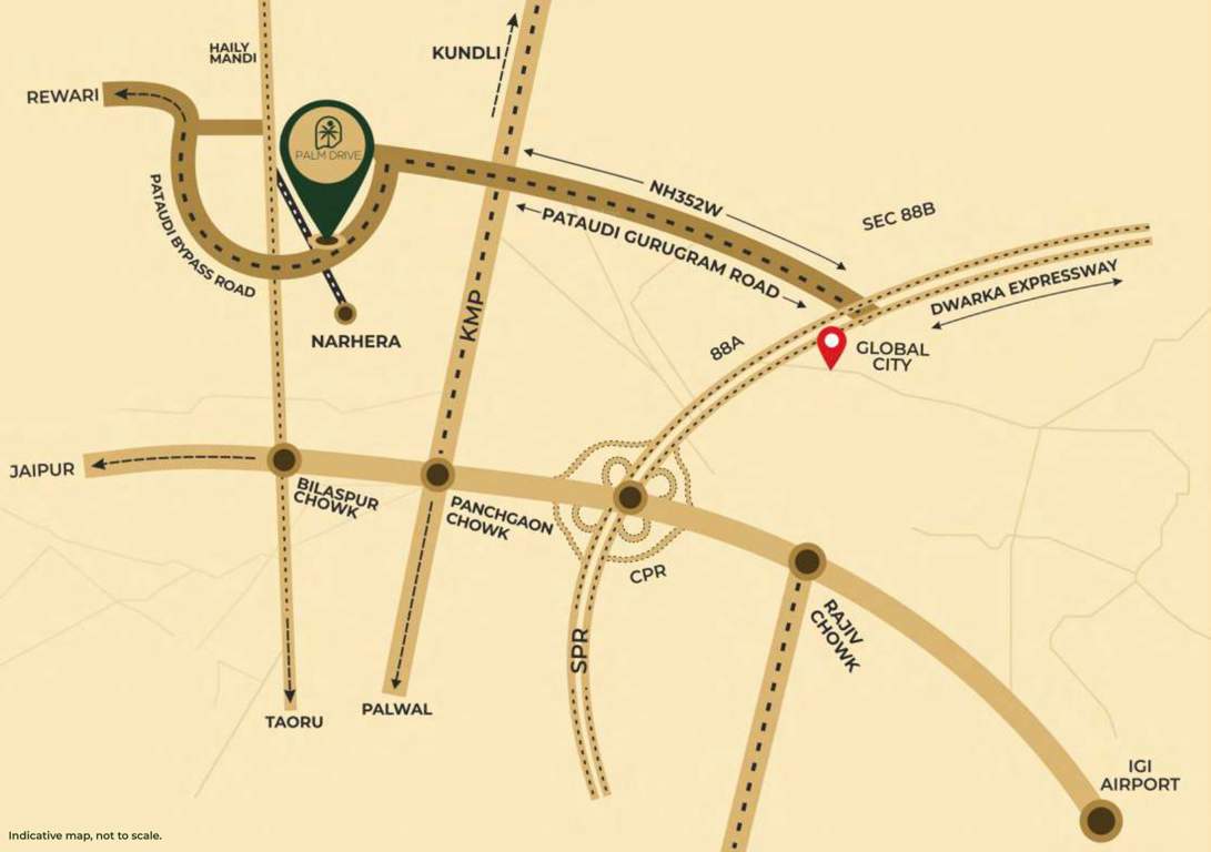  palm drive Location Plan