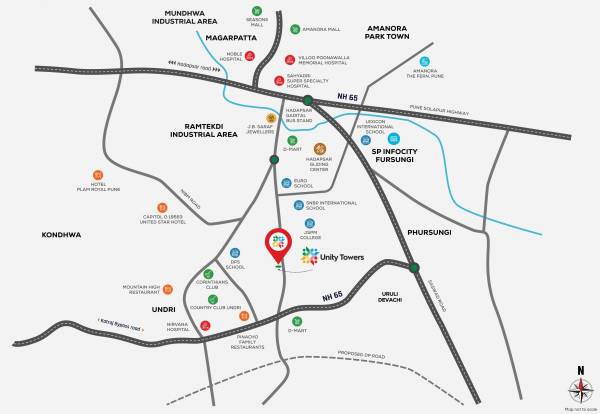  unity-towers Location Plan