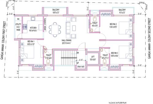  hearth Greenwich Hearth Cluster Plan from 1st to 3rd Floor