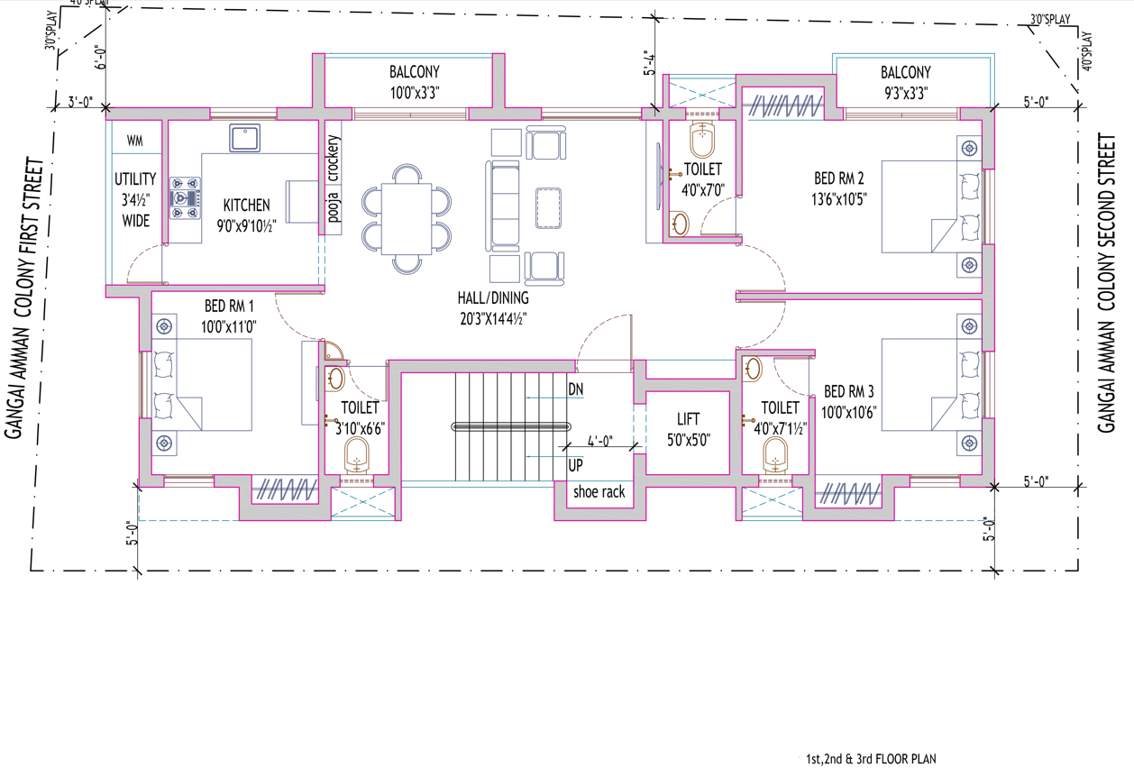  hearth Greenwich Hearth Cluster Plan from 1st to 3rd Floor