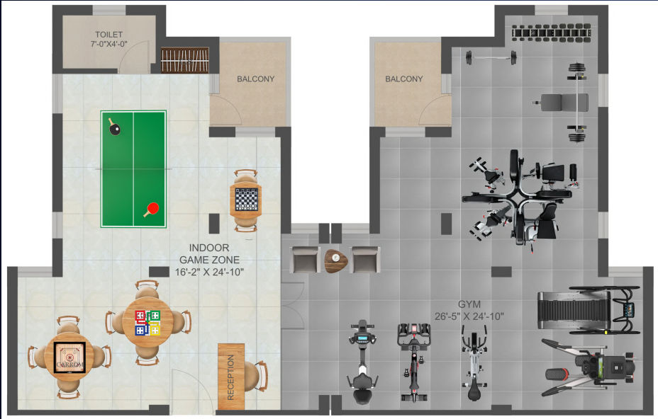  heights Tower F Cluster Plan
