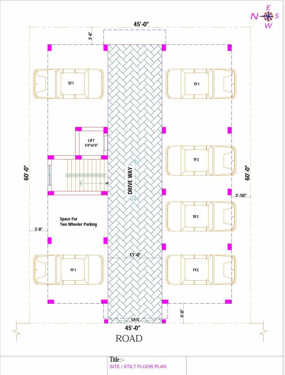  thendral Thendral Cluster Plan for stilt Floor