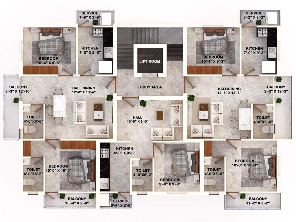  mayura Mayura Cluster Plan from 2nd to 3rd Floor